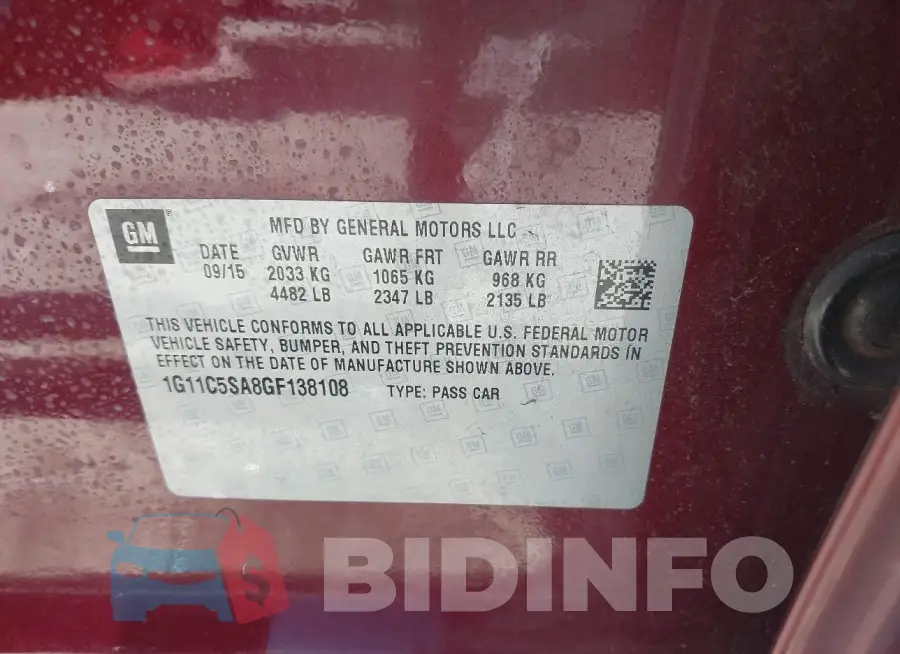 1G11C5SA8GF138108 Photo# 9