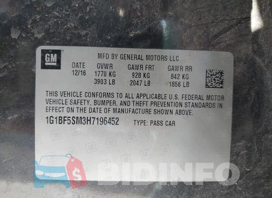 1G1BF5SM3H7196452 Photo# 9