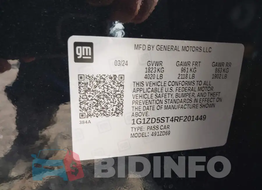 1G1ZD5ST4RF201449 Photo# 9