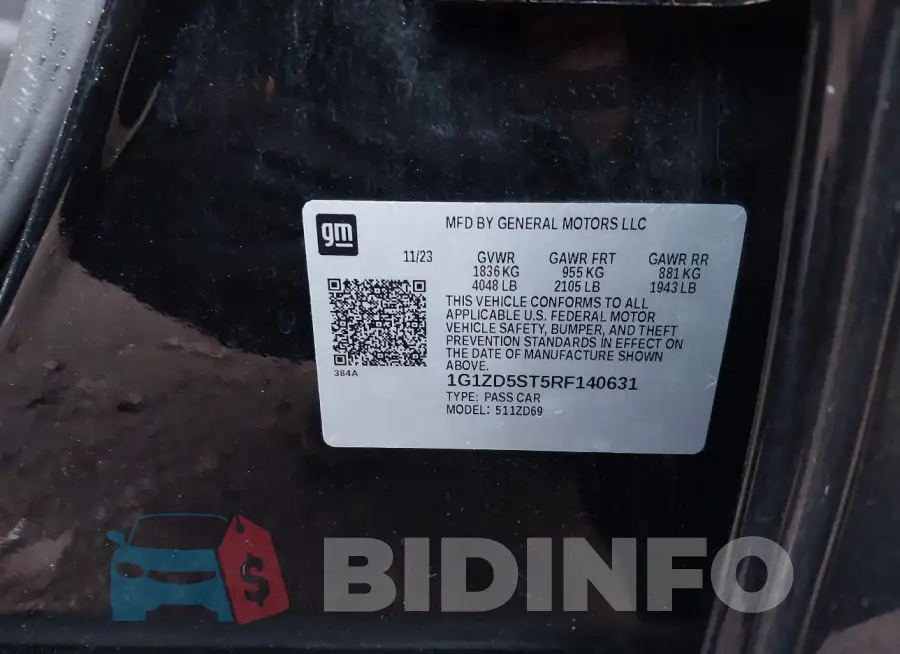 1G1ZD5ST5RF140631 Photo# 9