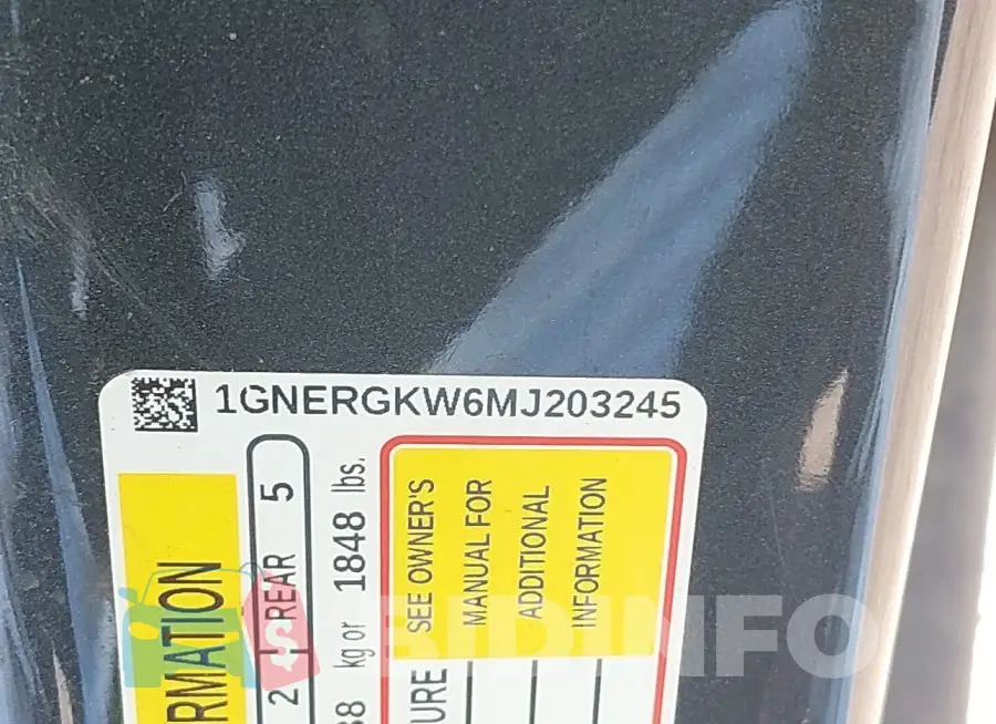 1GNERGKW6MJ203245 Photo# 9