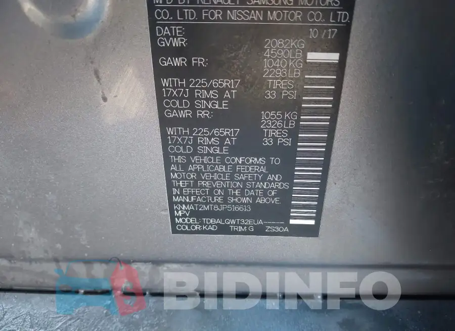 KNMAT2MT8JP516613 Photo# 9