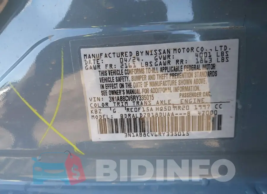 3N1AB8CV6RY335015 Photo# 9