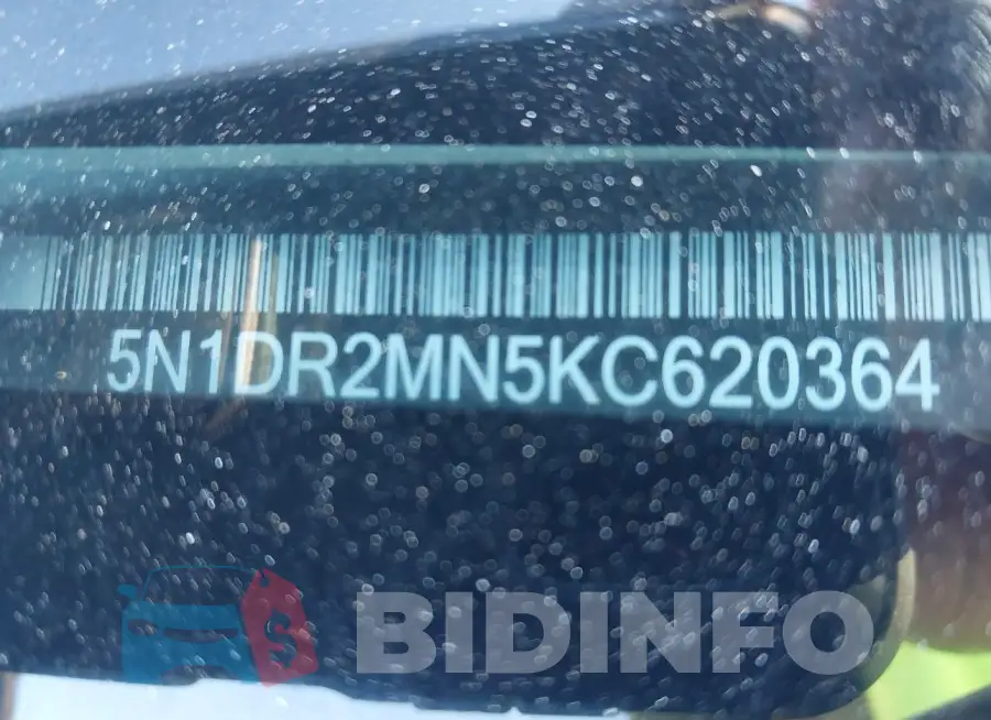5N1DR2MN5KC620364 Photo# 9