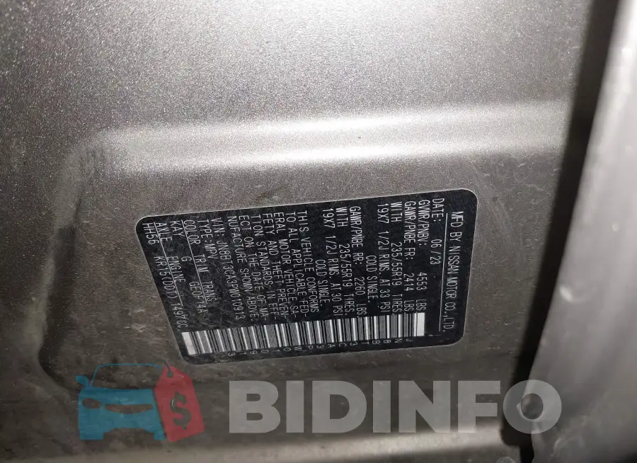 JN8BT3CA3PW010913 Photo# 9