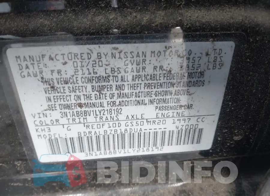 3N1AB8BV1LY218192 Photo# 9