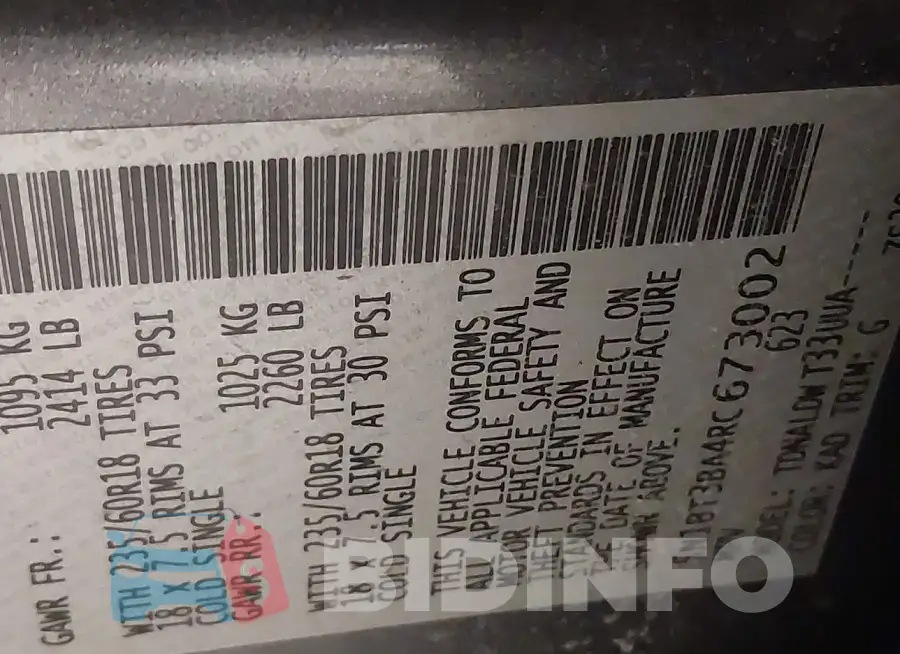 5N1BT3BA4RC673002 Photo# 9