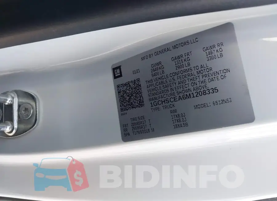 1GCHSCEA6M1208335 Photo# 9