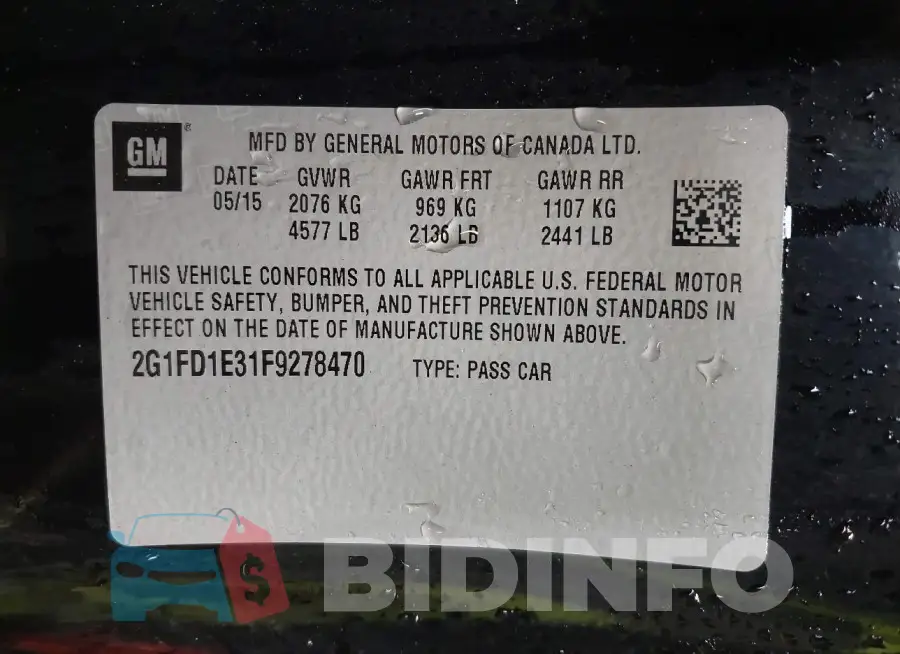 2G1FD1E31F9278470 Photo# 9