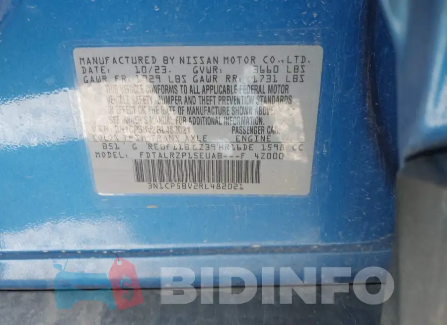 3N1CP5BV2RL482021 Photo# 9