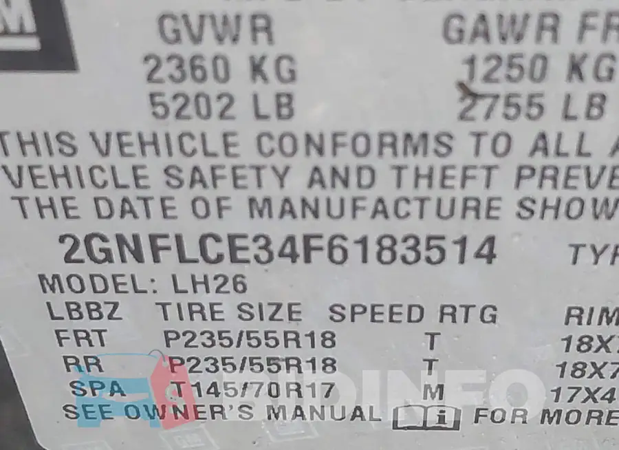 2GNFLCE34F6183514 Photo# 9