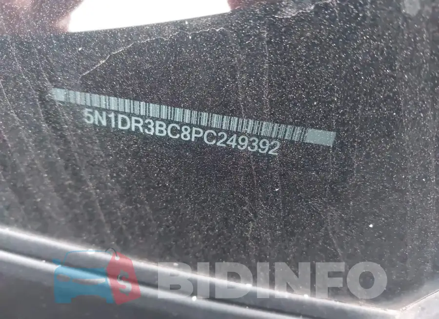 5N1DR3BC8PC249392 Photo# 9