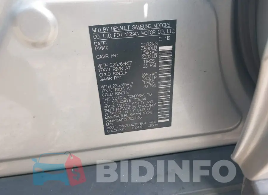 KNMAT2MT0LP527155 Photo# 9