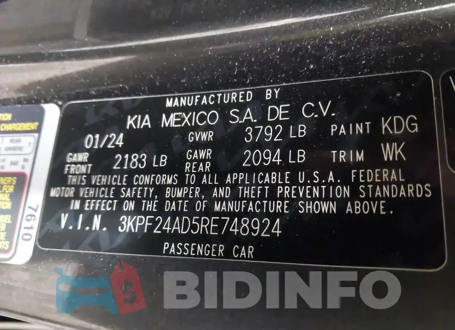 3KPF24AD5RE748924 Photo# 9