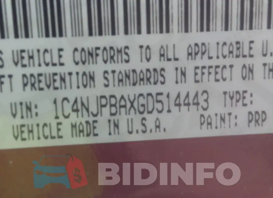 1C4NJPBAXGD514443 Photo# 9