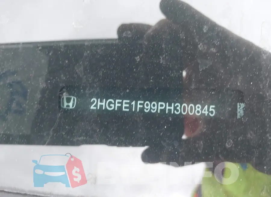 2HGFE1F99PH300845 Photo# 9