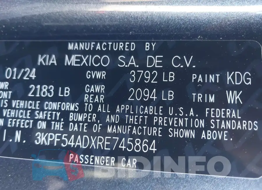 3KPF54ADXRE745864 Photo# 9