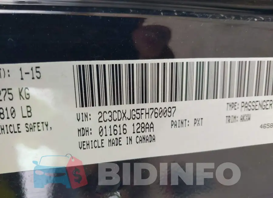 2C3CDXJG5FH760097 Photo# 9