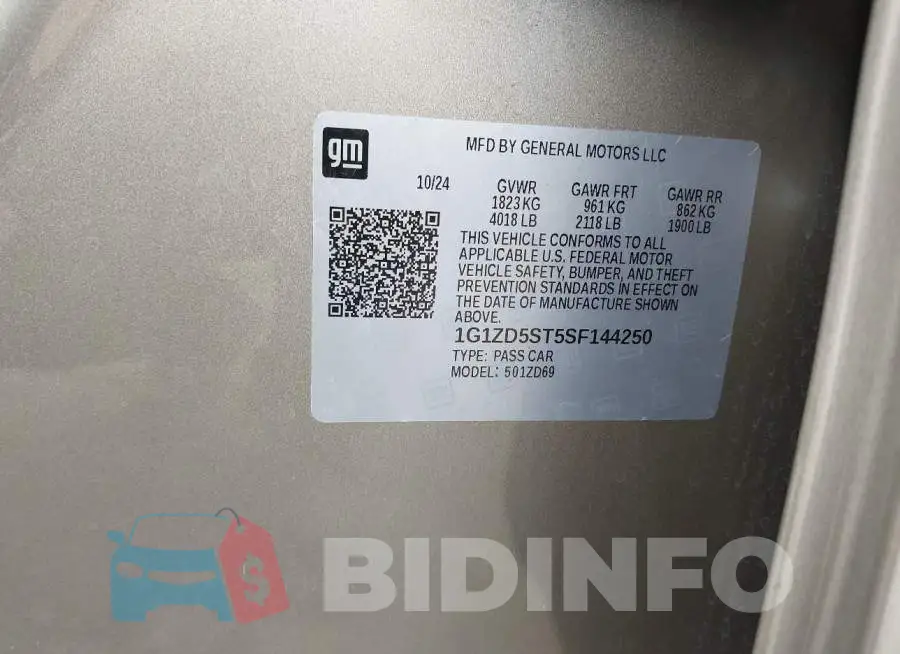 1G1ZD5ST5SF144250 Photo# 9