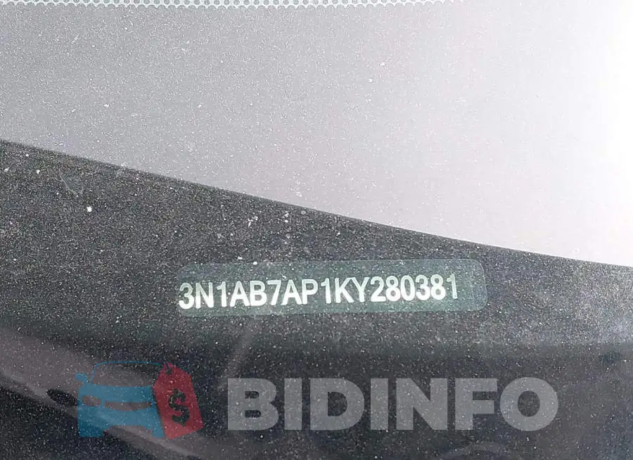 3N1AB7AP1KY280381 Photo# 9