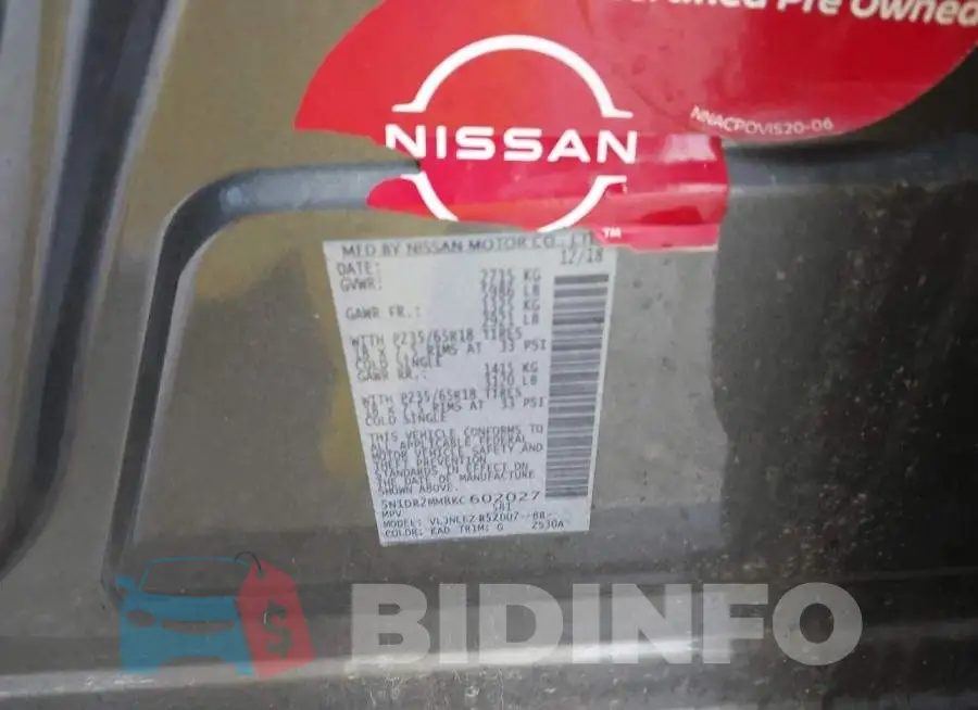 5N1DR2MM8KC602027 Photo# 9