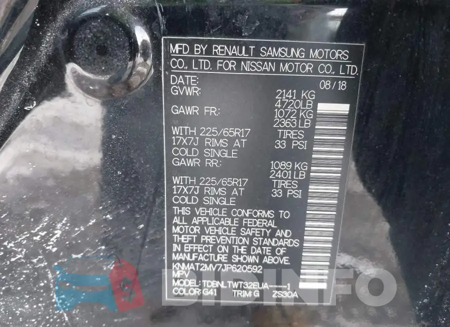 KNMAT2MV7JP620592 Photo# 9