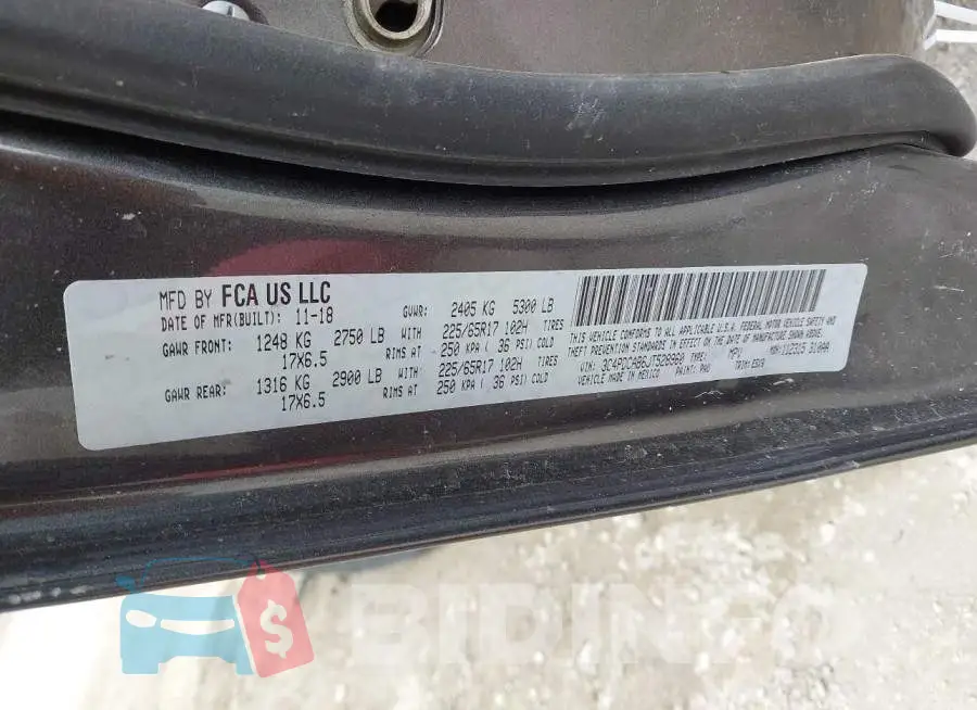 3C4PDCAB6JT528960 Photo# 9