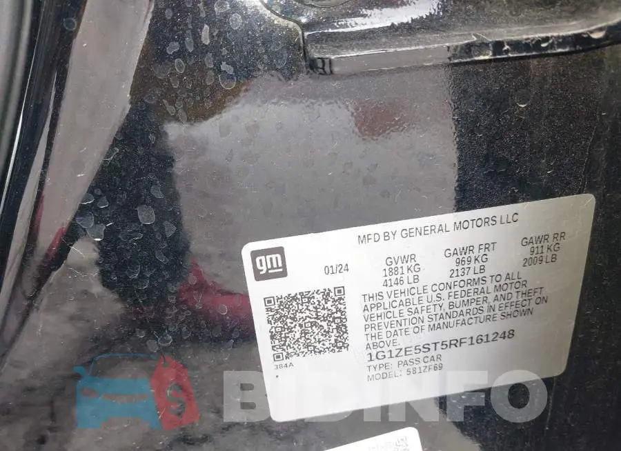 1G1ZE5ST5RF161248 Photo# 9