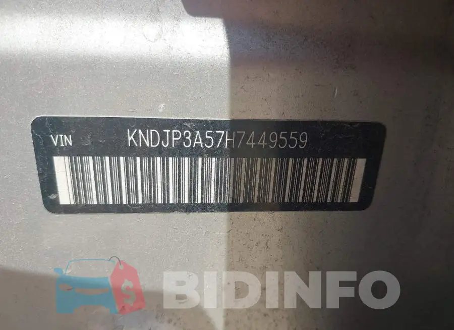 KNDJP3A57H7449559 Photo# 9