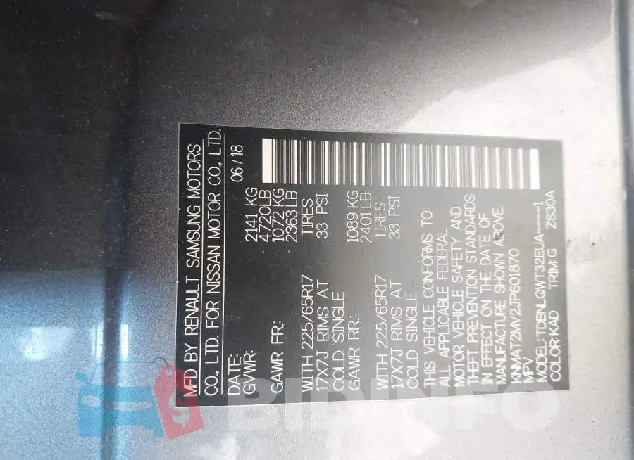 KNMAT2MV2JP601870 Photo# 9