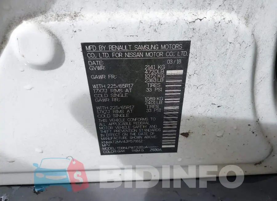 KNMAT2MV4JP571612 Photo# 9