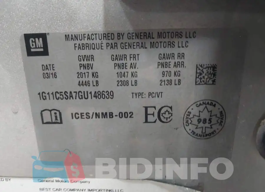 1G11C5SA7GU148639 Photo# 9