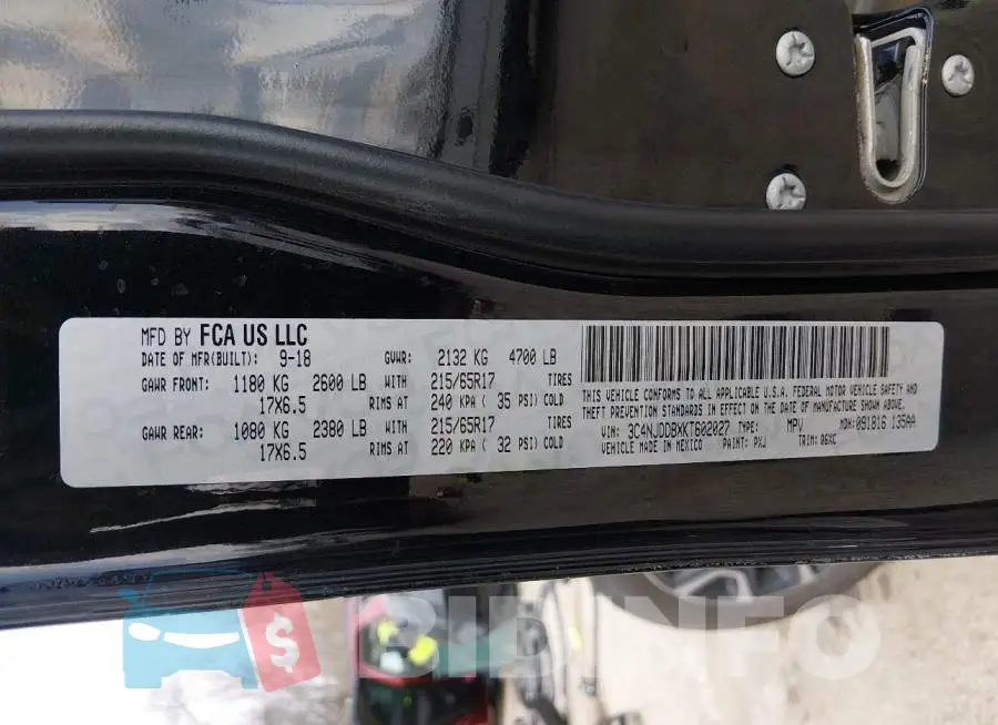 3C4NJDDBXKT602027 Photo# 9