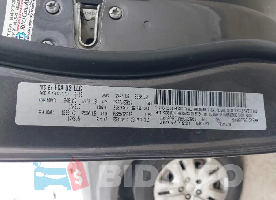 3C4PDCAB9GT230511 Photo# 9