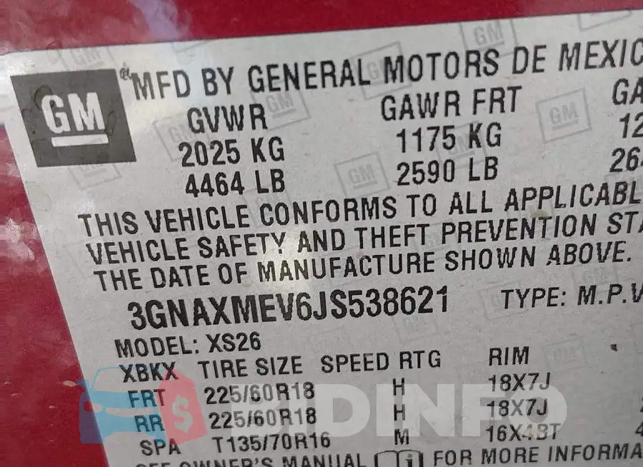3GNAXMEV6JS538621 Photo# 9