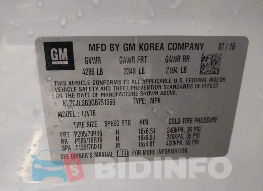 KL7CJLSB3GB751566 Photo# 9