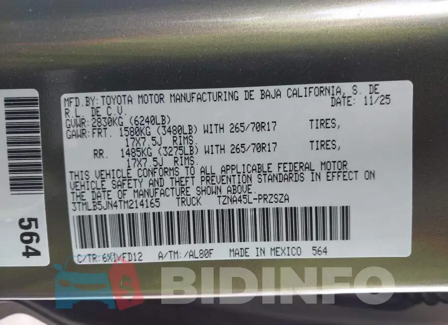 3TMLB5JN4TM214165 Photo# 9