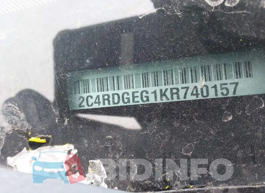 2C4RDGEG1KR740157 Photo# 9