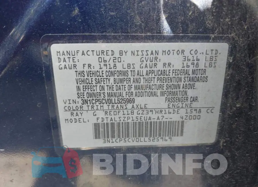 3N1CP5CV0LL525969 Photo# 9