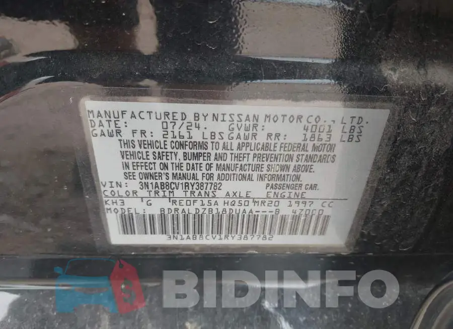 3N1AB8CV1RY387782 Photo# 9