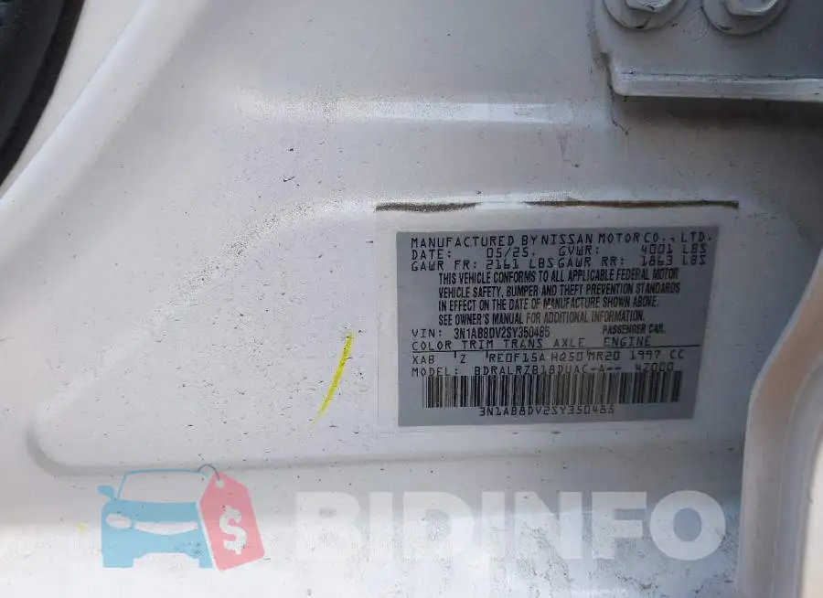 3N1AB8DV2SY350485 Photo# 9