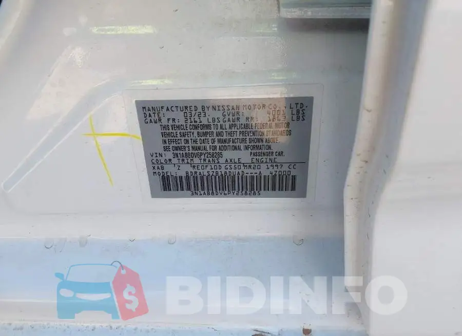 3N1AB8DV6PY258285 Photo# 9