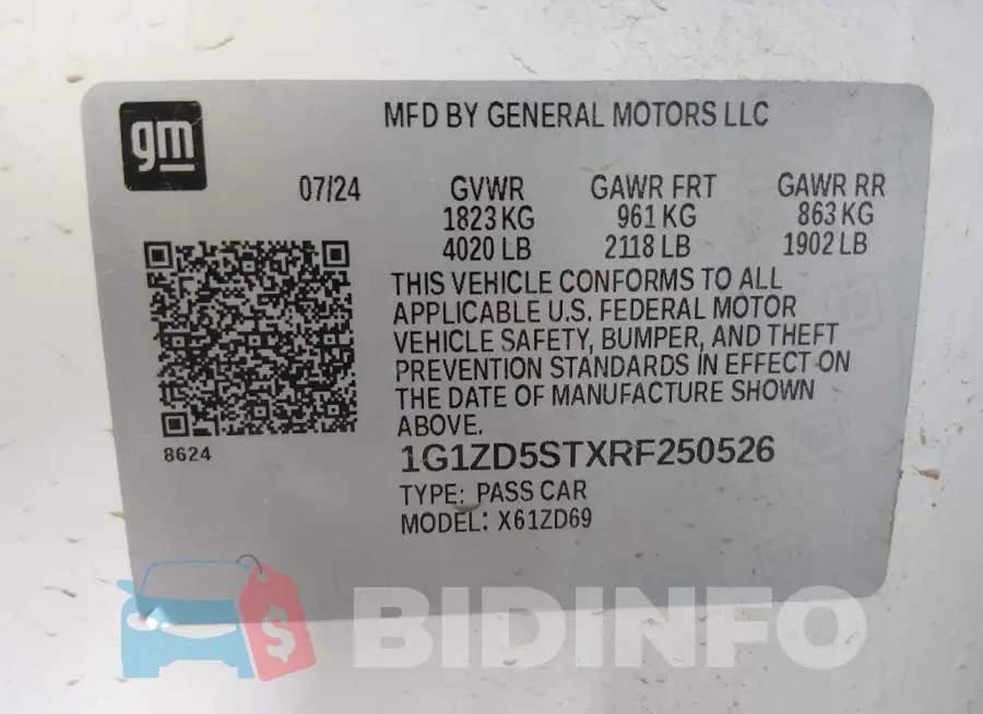 1G1ZD5STXRF250526 Photo# 9
