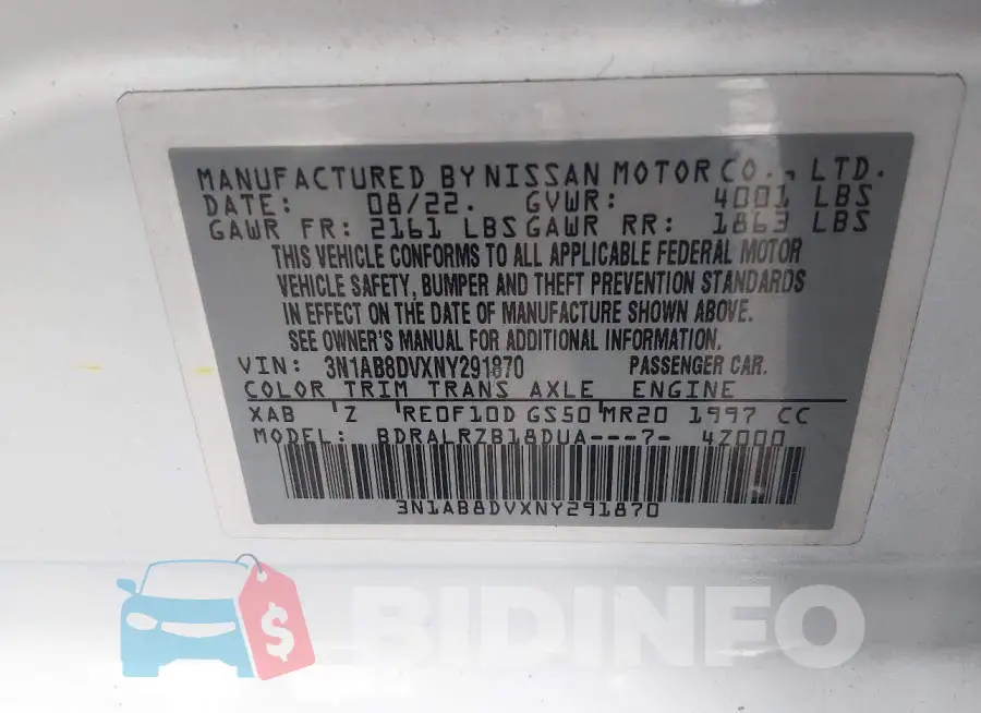 3N1AB8DVXNY291870 Photo# 9