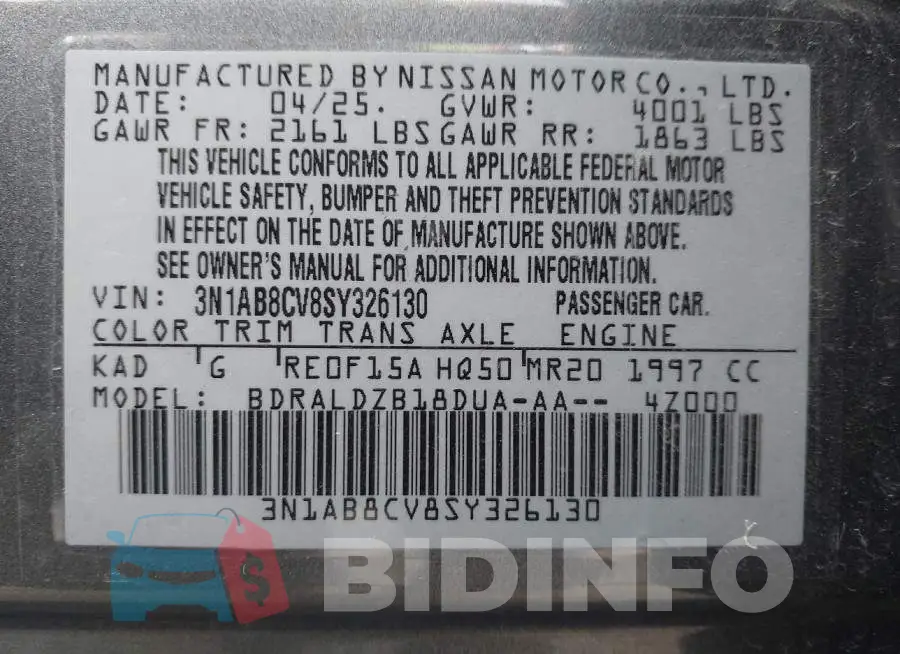 3N1AB8CV8SY326130 Photo# 9