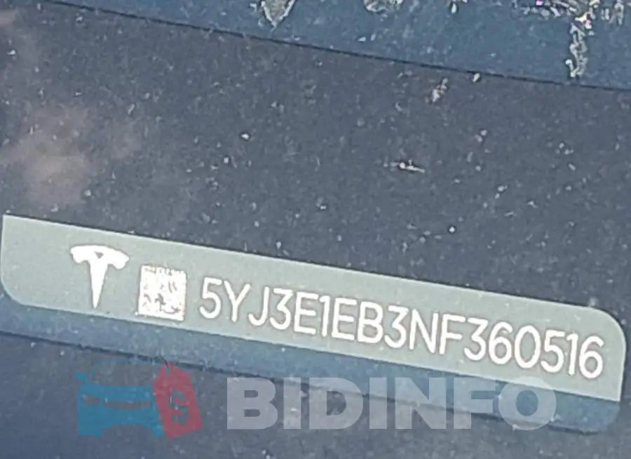 5YJ3E1EB3NF360516 Photo# 9