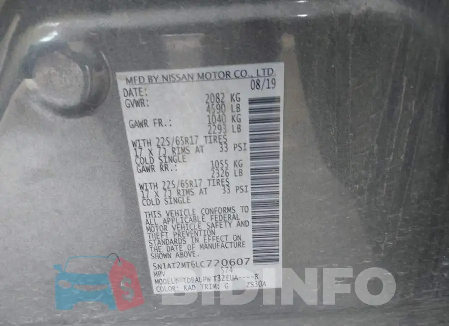 5N1AT2MT6LC720607 Photo# 9