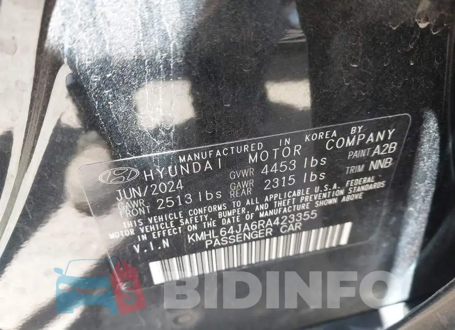 KMHL64JA6RA423355 Photo# 9