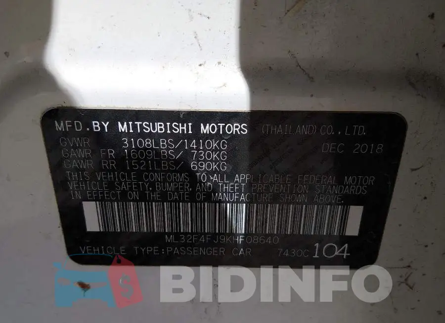 ML32F4FJ9KHF08640 Photo# 9