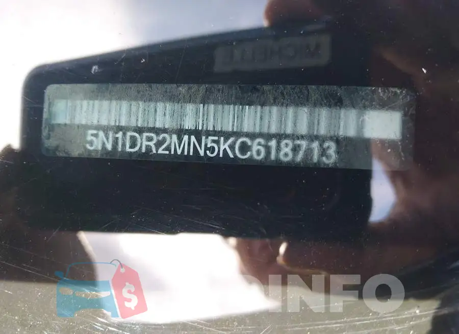 5N1DR2MN5KC618713 Photo# 9
